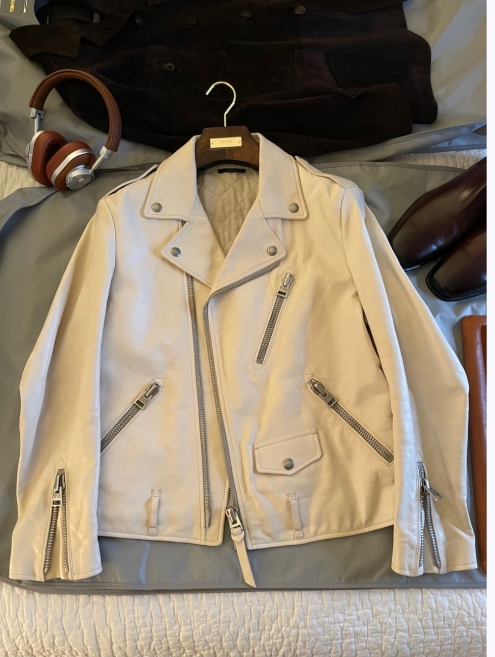 TOM FORD LEATHER PERFECTO JACKET